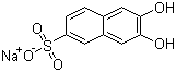 2,3-二羟基萘-6-磺酸钠分子式结构图