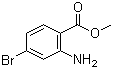 2-氨基-4-溴苯甲酸甲酯分子式结构图