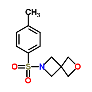 6-(对甲苯磺酰基)-2-噁-6-氮杂螺[3.3]庚烷分子式结构图