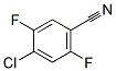 4-氯-2,5-二氟苯腈分子式结构图