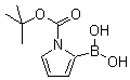 1-Boc-吡咯-2-硼酸分子式结构图