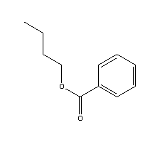 苯甲酸丁酯分子式结构图