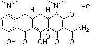 盐酸米诺环素分子式结构图