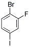 1-溴-2-氟-4-碘苯分子式结构图