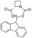 1-Fmoc-(S)-吖丁啶-2-甲酸分子式结构图