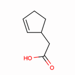 2-环戊烯-1-醋酸分子式结构图