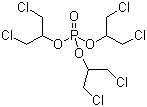 磷酸三(1,3-二氯-2-丙基)酯分子式结构图