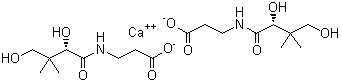 D-泛酸钙分子式结构图