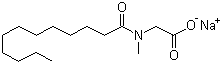 月桂酰肌氨酸钠分子式结构图