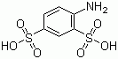 苯胺-2,4-二磺酸分子式结构图