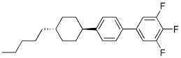 (反式,反式)-4-戊基-环己基-3,4,5-三氟联苯分子式结构图