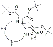 1,4,7,10-四氮杂环十二烷-1,4,7,10-四乙酸三叔丁酯分子式结构图
