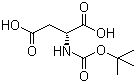 Boc-L-天冬氨酸分子式结构图