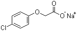 对氯苯氧乙酸钠分子式结构图