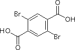 2,5-二溴对苯二甲酸分子式结构图