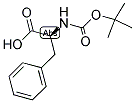 N-叔丁氧羰基-L-苯丙氨酸分子式结构图