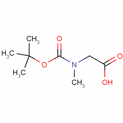 Boc-肌氨酸分子式结构图