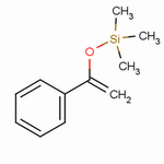 1-苯基-1-三甲基甲硅氧基乙烯分子式结构图