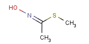 甲硫基乙醛肟分子式结构图