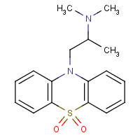 盐酸二氧丙嗪分子式结构图