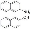 (R)-(+)-2-氨基-2'-羟基-1,1'-联萘分子式结构图