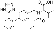 缬沙坦分子式结构图