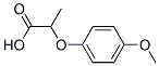 2-(4-甲氧基苯氧基)丙酸分子式结构图