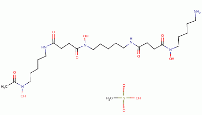 甲磺酸去铁敏分子式结构图