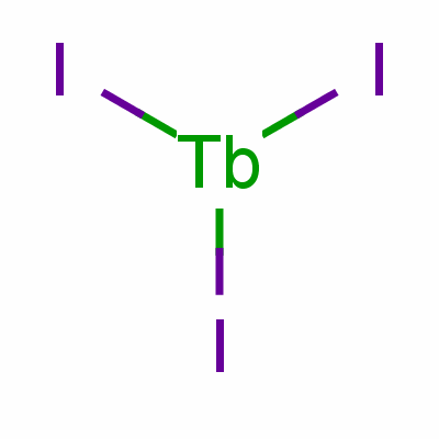 碘化铽(III)分子式结构图