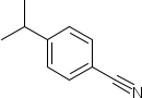 4-异丙基苯甲腈分子式结构图