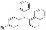 N-(4-溴苯基)-N-苯基-1-萘胺分子式结构图