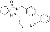 厄贝沙坦烃化物分子式结构图