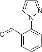 1-(2-甲醛基苯基)吡唑分子式结构图