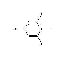 1-溴-3,4,5-三氟苯分子式结构图