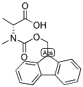 N-芴甲氧羰酰基-N-甲基-D-丙氨酸分子式结构图