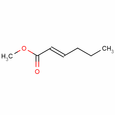 反式-2-己烯甲酯分子式结构图