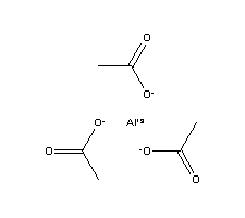 醋酸铝分子式结构图