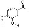 3,4-二羟基苯甲醛分子式结构图