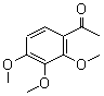 2',3',4'-三甲氧基苯乙酮分子式结构图