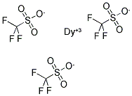 三氟甲烷磺酸镝(III)分子式结构图