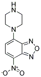4-硝基-7-哌嗪苯并氧杂噁二唑分子式结构图