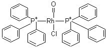 羰基氯双(三苯基磷基)钌(I)分子式结构图