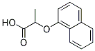 2-(1-萘氧基)丙酸分子式结构图