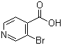 3-溴异烟酸分子式结构图