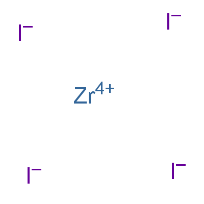 碘化锆(IV)分子式结构图