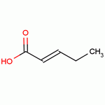 反式-2-戊烯酸分子式结构图