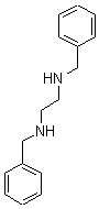 N,N'-二苄基乙二胺分子式结构图