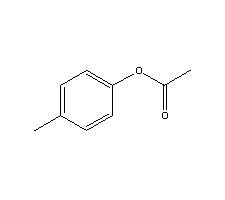 乙酸对甲酚酯分子式结构图