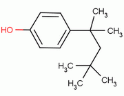 对特辛基苯酚分子式结构图