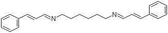 N,N'-双肉桂醛缩-1,6-己二胺分子式结构图